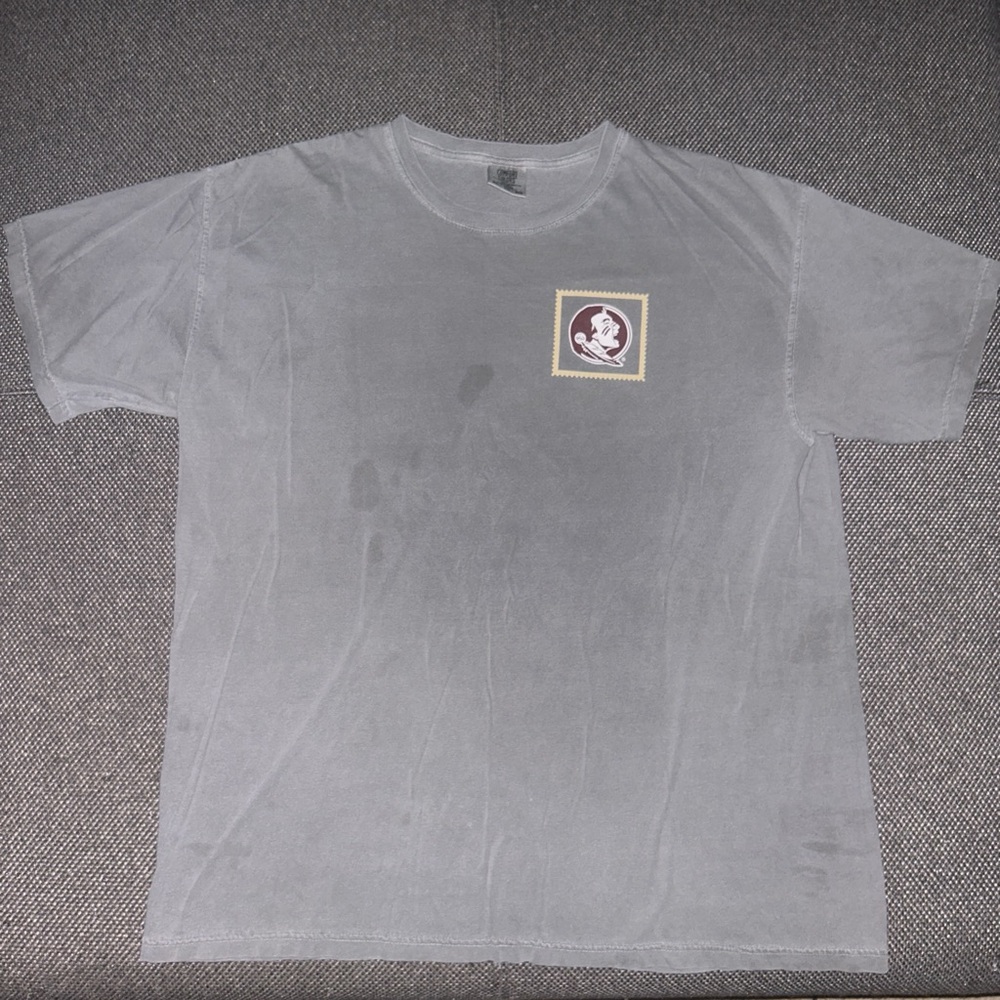 NCAA Florida State Seminoles Gray Dog Graphic Tee - Picture 4 of 6